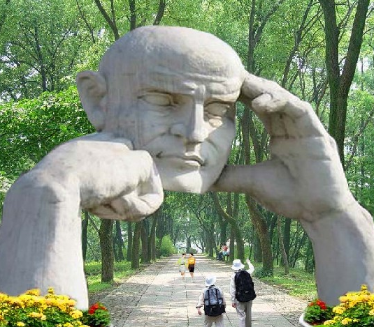 我們來(lái)找找身邊的景觀(guān)泡沫雕塑吧