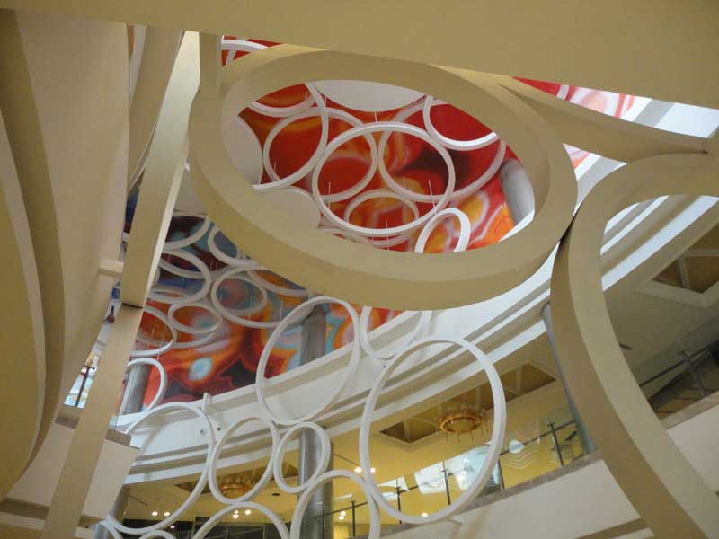 對玻璃鋼雕塑橡膠模的制作方法