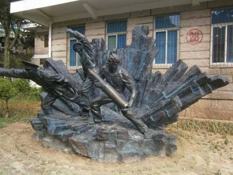 對玻璃鋼雕塑橡膠模的制作方法