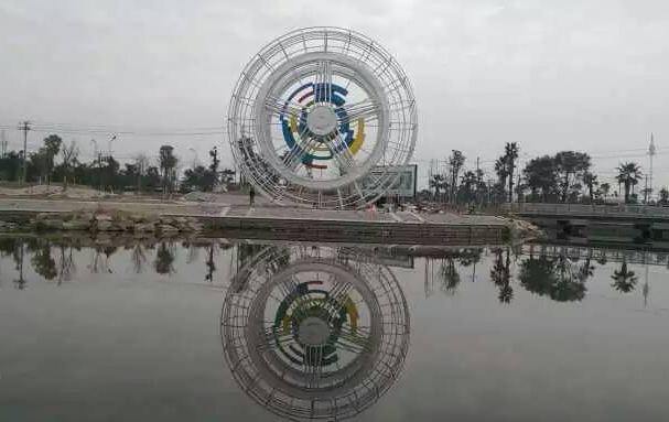 溫州汽車(chē)公園不銹鋼雕塑 溫州汽車(chē)公園不銹鋼雕塑