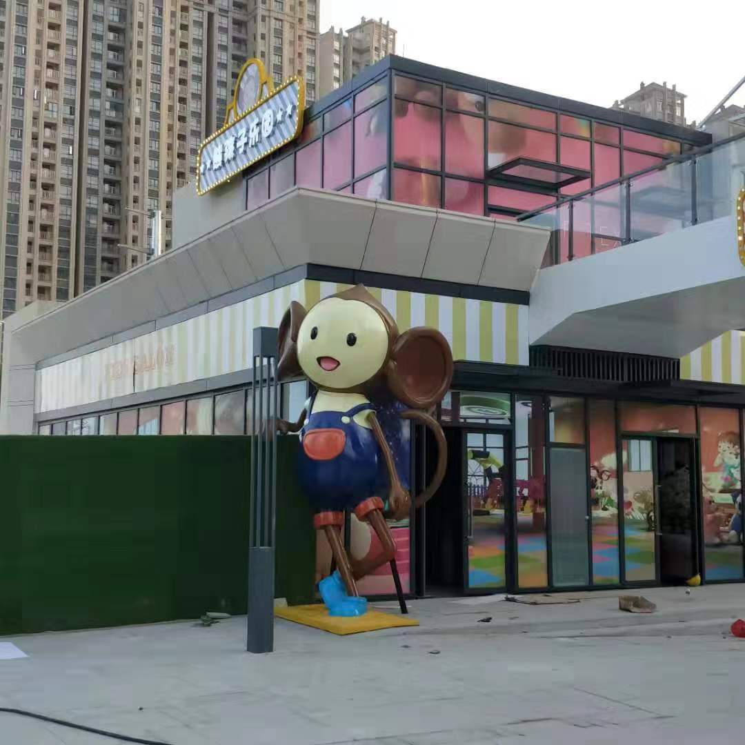 小猴子玻璃鋼雕塑 小猴子玻璃鋼雕塑